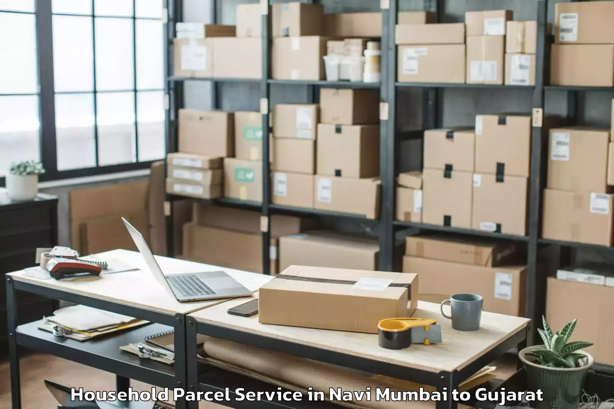 Reliable Navi Mumbai to Gidc Household Parcel